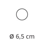 ø 6,5 cm
