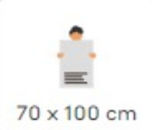 70 x 100 cm