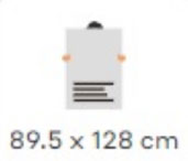 89.5 x 128 cm